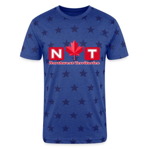 Canada: Northern Identity Emblem - Unisex Adult Star Printed T-Shirt