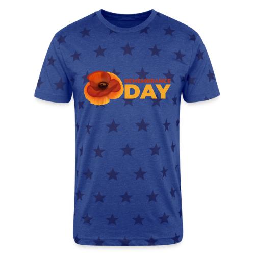 Remembrance Day - Unisex Adult Star Printed T-Shirt