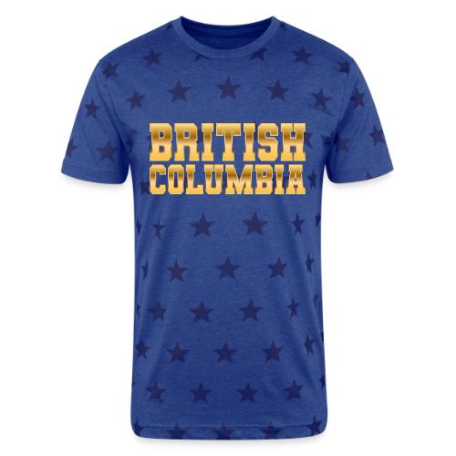 British Columbia - Unisex Adult Star Printed T-Shirt