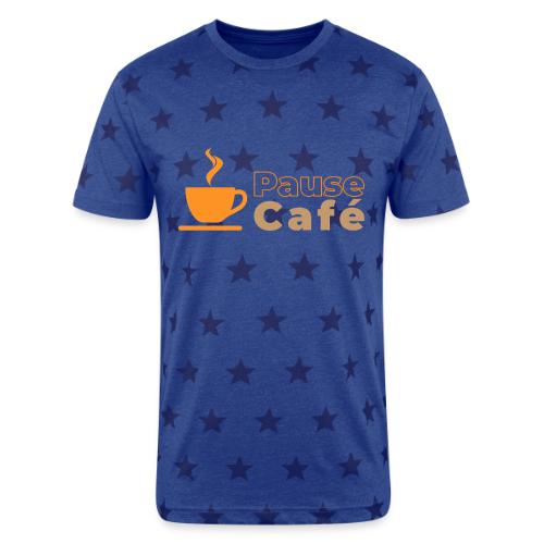 Coffee Break - Unisex Adult Star Printed T-Shirt