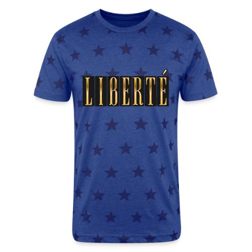Golden Freedom - Unisex Adult Star Printed T-Shirt