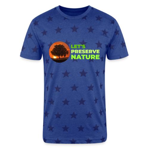 Nature protection - Unisex Adult Star Printed T-Shirt