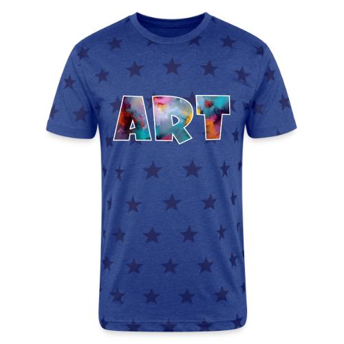 Art in Color - Unisex Adult Star Printed T-Shirt