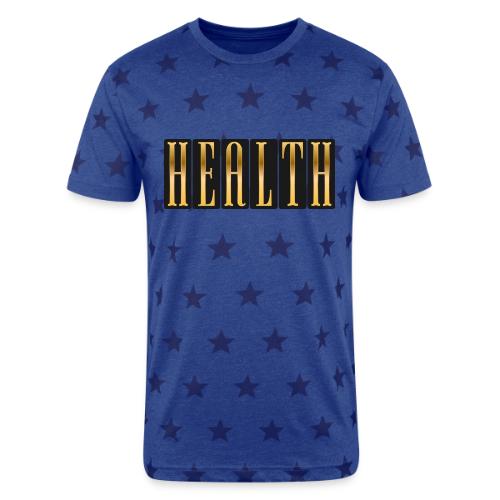 Golden Health - Unisex Adult Star Printed T-Shirt