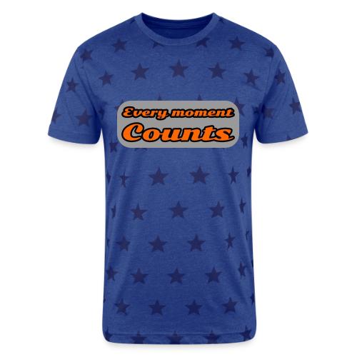 Every moment counts - Unisex Adult Star Printed T-Shirt