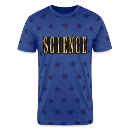 Science: Think. Test. Repeat. - Unisex Adult Star Printed T-Shirt