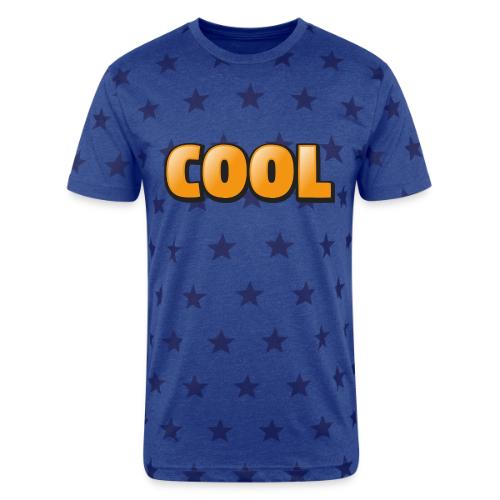Cool 3D Word Design – Bold Chill Style - Unisex Adult Star Printed T-Shirt