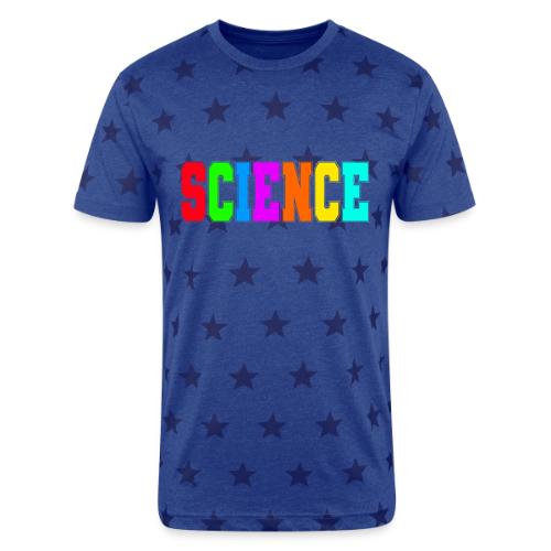 Spectrum of Science - Unisex Adult Star Printed T-Shirt