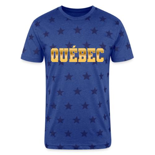 Québec - Unisex Adult Star Printed T-Shirt