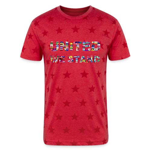 UNITED WE STAND - Unisex Adult Star Printed T-Shirt