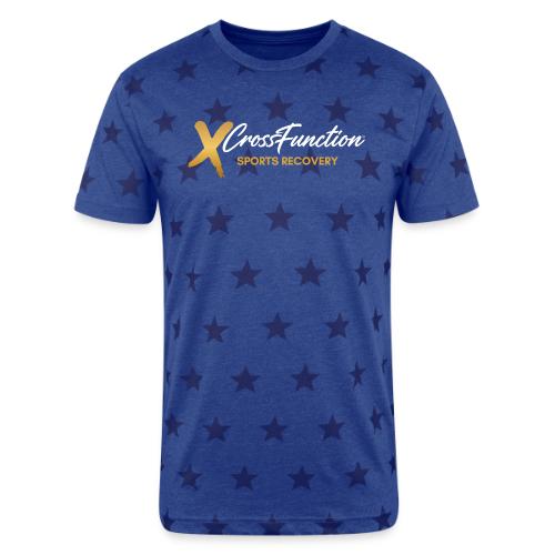 XF Sports Recovery Logo- White (Front Only) - Unisex Adult Star Printed T-Shirt