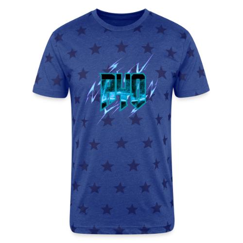 Ayo's Light Blue - Unisex Adult Star Printed T-Shirt