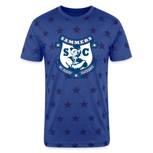 sammers on red png - Unisex Adult Star Printed T-Shirt