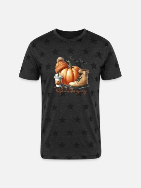 Fall Basics - Unisex Adult Star Printed T-Shirt -
