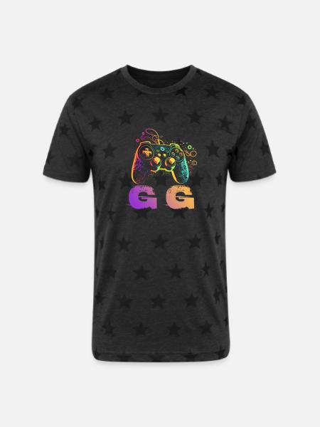 GG - Unisex Adult Star Printed T-Shirt -