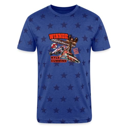 Kyle Cummins #LetsRaceTwo Winner - Unisex Adult Star Printed T-Shirt