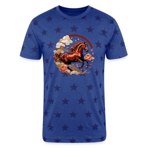 Year of the Horse T Shirt, Lunar New Year Gift - Unisex Adult Star Printed T-Shirt