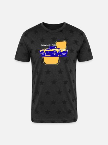 Enjoying_My_Ride - Unisex Adult Star Printed T-Shirt - 