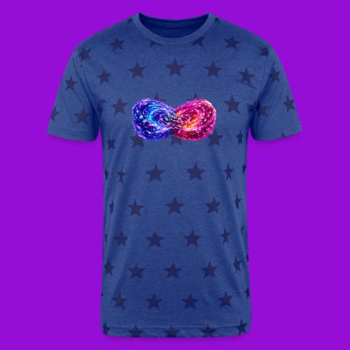 Atom - Unisex Adult Star Printed T-Shirt