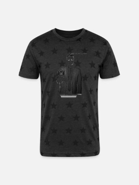 LCD Sound System - Unisex Adult Star Printed T-Shirt - royal star