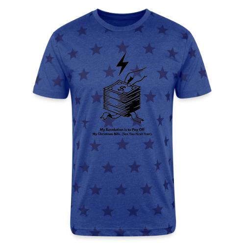 Christmas Bills T-Shirt - Unisex Adult Star Printed T-Shirt