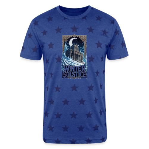 Winter Solstice Temple T-Shirt - Unisex Adult Star Printed T-Shirt