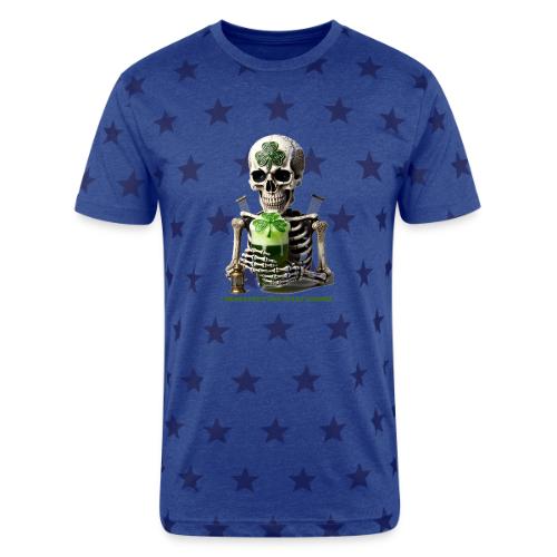 Eternal Stout Skeleton Graphic Tee - Unisex Adult Star Printed T-Shirt