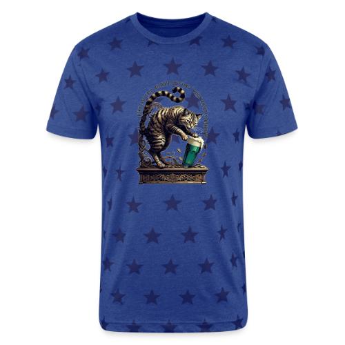 Lucky Last Call Cat Graphic Tee - Unisex Adult Star Printed T-Shirt