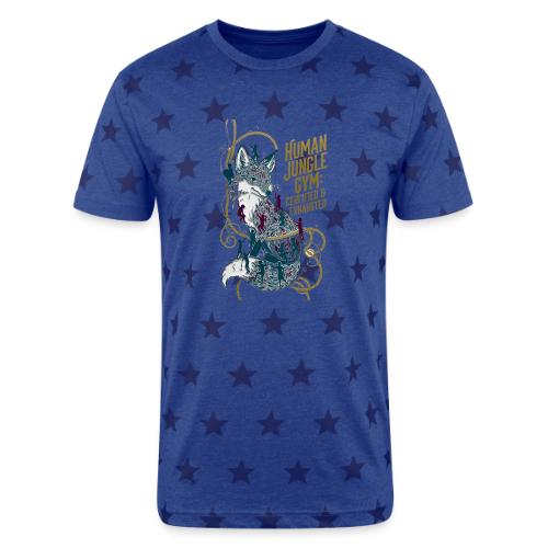 Human Jungle Gym Fox Tee - Unisex Adult Star Printed T-Shirt