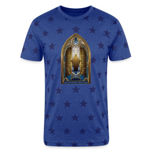 Easter Peace Be With You Locked Doors T Shirt,Gift - Unisex Adult Star Printed T-Shirt