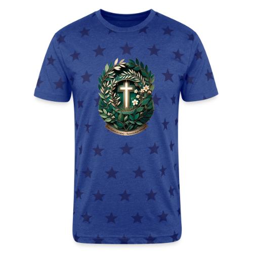 Easter Ever Green in Glory Laurel T Shirt, Gift - Unisex Adult Star Printed T-Shirt