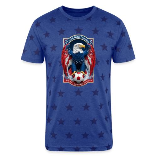 USA Eagle Emblem T Shirt, USA Soccer Pride Gift - Unisex Adult Star Printed T-Shirt
