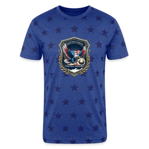 USA Eagle Vanguard T-Shirt,American Flag PrideGift - Unisex Adult Star Printed T-Shirt