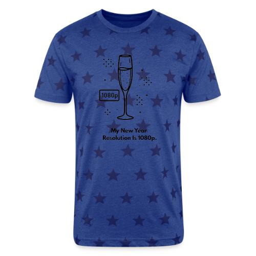 My New Year Resolution Is 1080p T-Shirt - Unisex Adult Star Printed T-Shirt