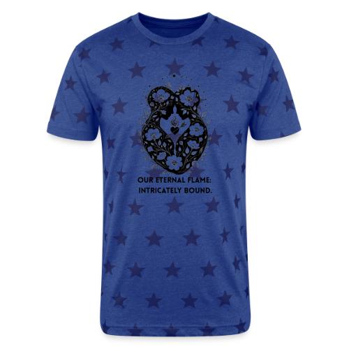 Eternal Flame of Embrace T-Shirt - Unisex Adult Star Printed T-Shirt