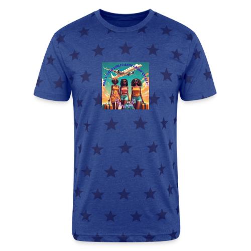 Mrs. S' Good Girlfriends Group Retreat - Unisex Adult Star Printed T-Shirt