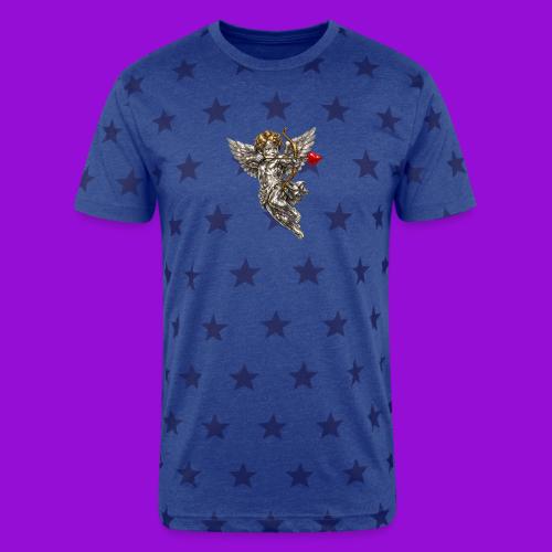 Metallic Cupid - Unisex Adult Star Printed T-Shirt