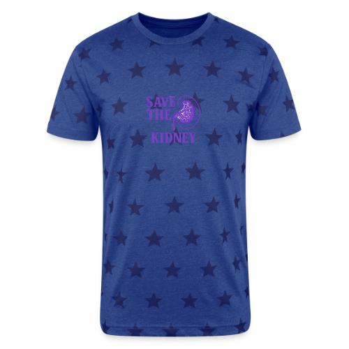 Save the kidney - Unisex Adult Star Printed T-Shirt