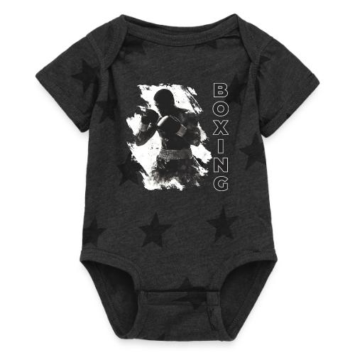 Boxing Vibes - Baby 5 Star Print One Piece