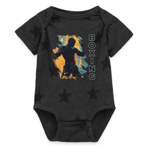 Boxing Fuel - Baby 5 Star Print One Piece