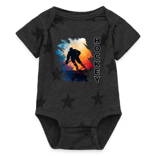 Hockey Moves - Baby 5 Star Print One Piece