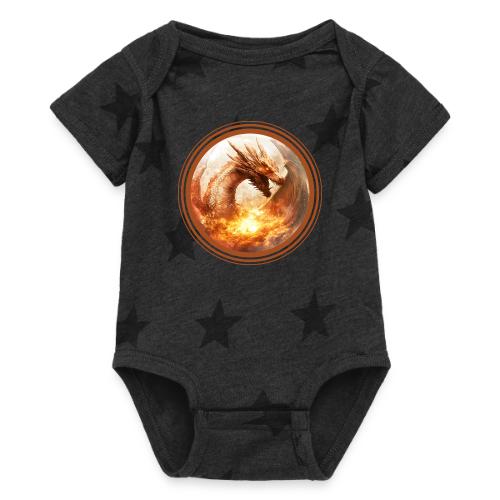 Dragon's Wrath - Baby 5 Star Print One Piece