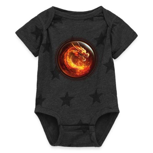 Shadow Dragon Rise - Baby 5 Star Print One Piece