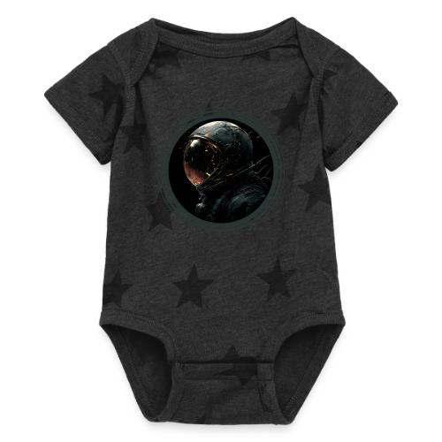 Astronaut: Reach for the stars - Baby 5 Star Print One Piece