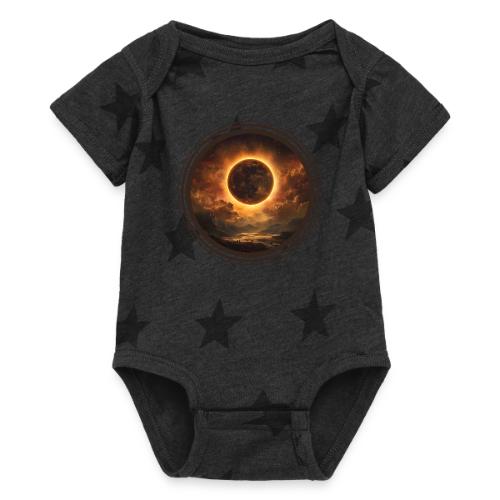 Eclipse Canvas - Baby 5 Star Print One Piece