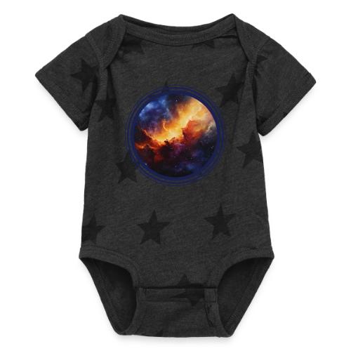 Nebula Dreams - Baby 5 Star Print One Piece