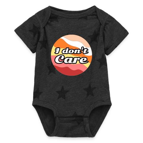 I Don’t Care Vibes - Baby 5 Star Print One Piece