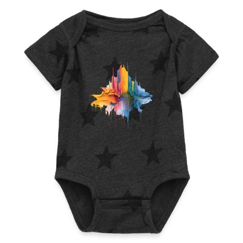 Impasto Spectrum - Baby 5 Star Print One Piece