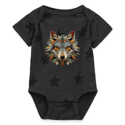 Spectrum Wolf Vision - Baby 5 Star Print One Piece