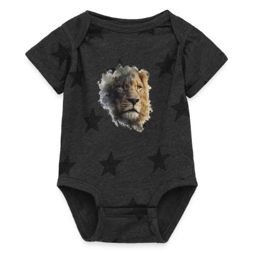 Forest-Soul Lion - Baby 5 Star Print One Piece